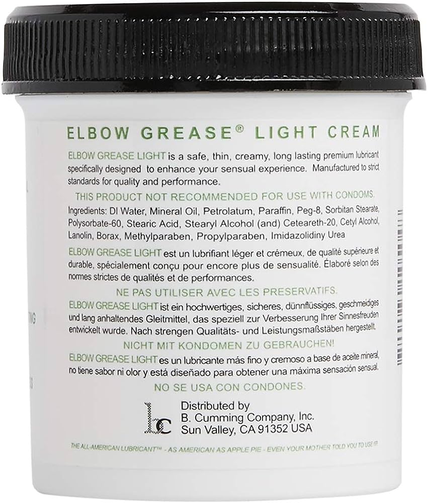 Elbow Grease Light Cream Lube