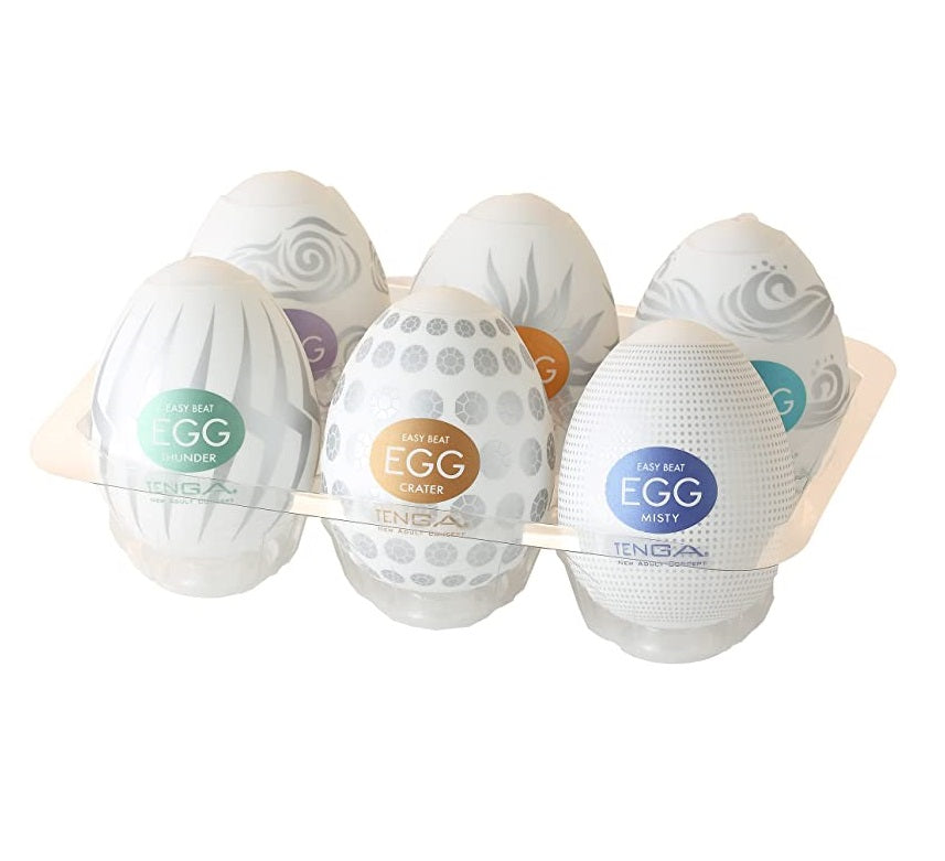 Tenga EGG Hardboiled Variety 6 Pack Stroker